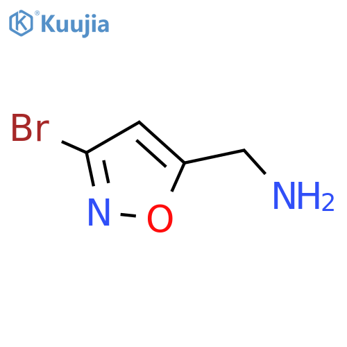(3-Bromoisoxazol-5-yl)methanamine structure
