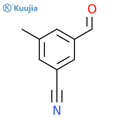 Benzonitrile,3-formyl-5-methyl- structure