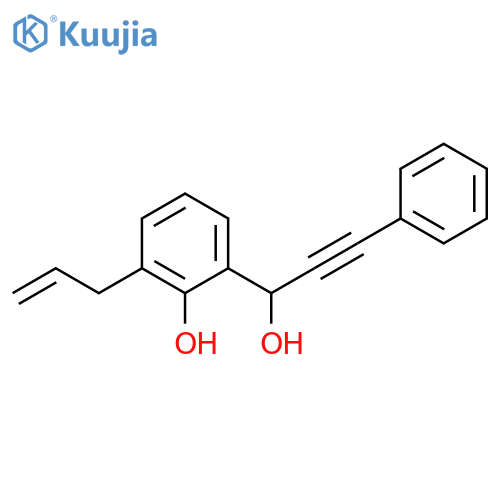 2-Hydroxy-α-(2-phenylethynyl)-3-(2-propen-1-yl)benzenemethanol structure