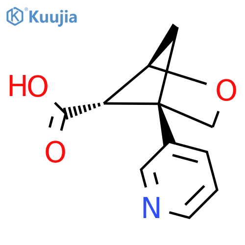 (A+/-)-4-(Pyridin-3-yl)-2-oxabicyclo[2.1.1]hexane-5-carboxylic acid structure