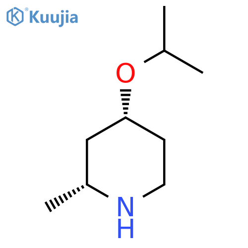 rac-(2R,4R)-2-methyl-4-(propan-2-yloxy)piperidine structure