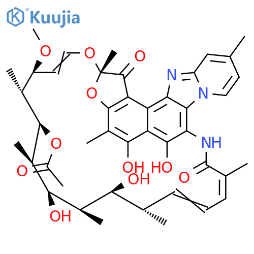 (7S,11S,12R,13S,14R,15R,16R,17S,18S)-2,15,17,36-tetrahydroxy-11-methoxy-3,7,12,14,16,18,22,30-octamethyl-6,23-dioxo-8,37-dioxa-24,27,33-triazahexacyclo23.10.1.1^{4,7}.0^{5,35}.0^{26,34}.0^{27,32}heptatriaconta-1(35),2,4,9,19,21,25(36),26(34),28,30,32-undecaen-13-yl acetate structure