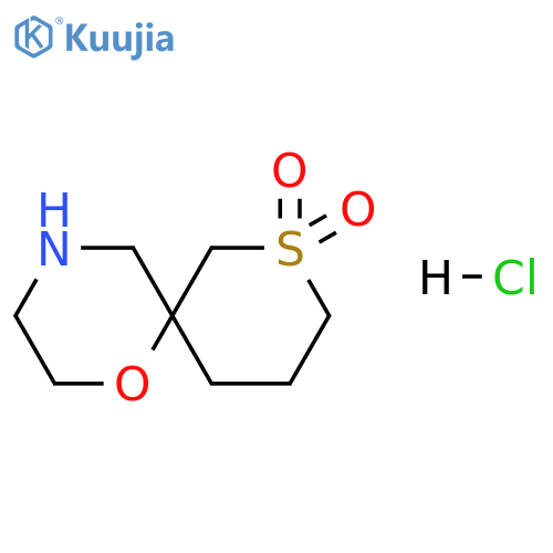 1-Oxa-8-thia-4-azaspiro[5.5]undecane, 8,8-dioxide, hydrochloride (1:1) structure