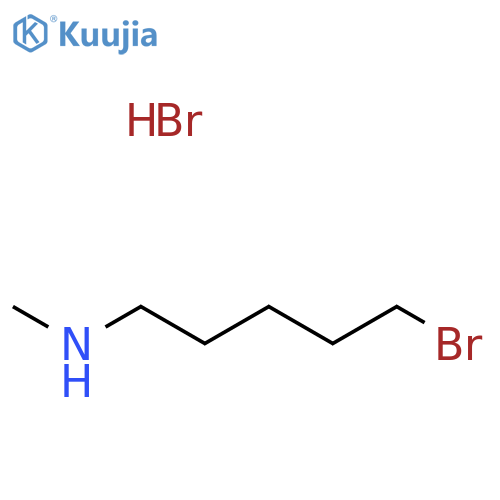 (5-Bromopentyl)(methyl)amine hydrobromide structure
