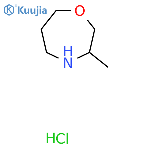 3-Methyl-1,4-oxazepane hydrochloride structure