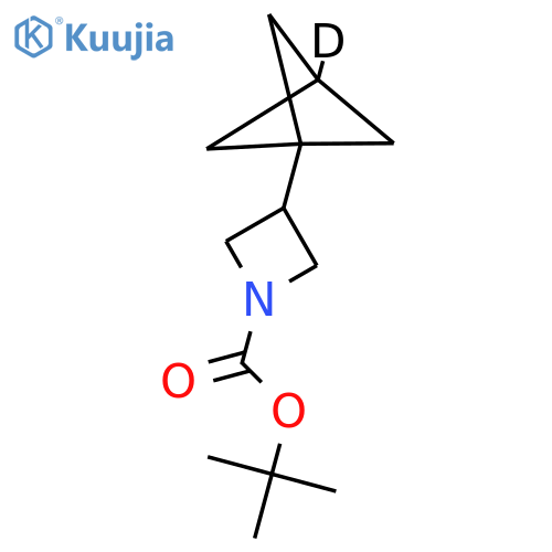 tert-butyl 3-[(3-2H)bicyclo[1.1.1]pentan-1-yl]azetidine-1-carboxylate structure