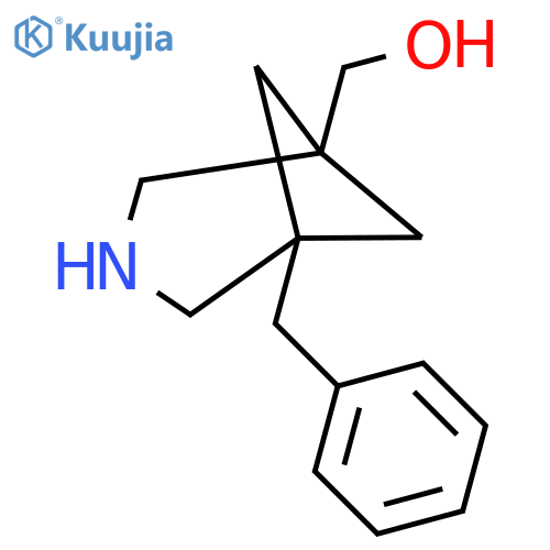 {5-Benzyl-3-azabicyclo[3.1.1]heptan-1-yl}methanol structure