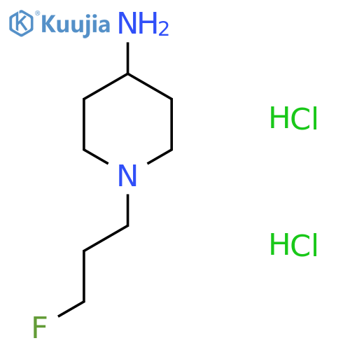 1-(3-Fluoropropyl)piperidin-4-amine dihydrochloride structure
