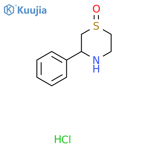 3-Phenyl-1lambda4-thiomorpholin-1-one hydrochloride structure