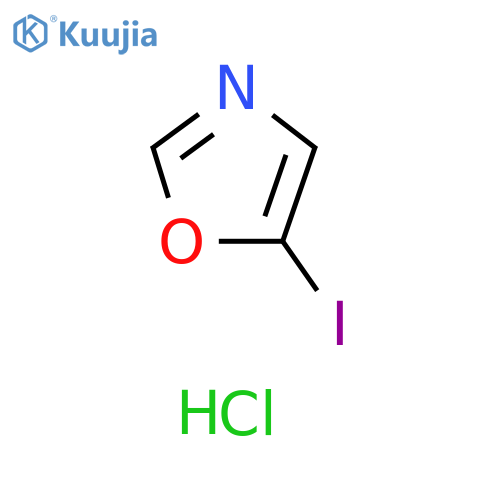 Oxazole, 5-iodo-, hydrochloride (1:1) structure