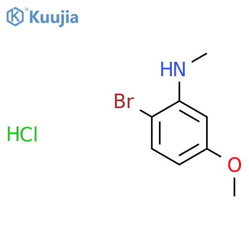 2-bromo-5-methoxy-N-methylaniline hydrochloride structure