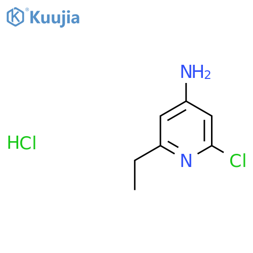 2-Chloro-6-ethylpyridin-4-amine hydrochloride structure