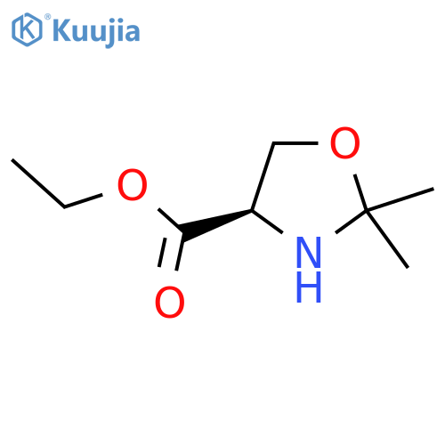 ethyl (4R)-2,2-dimethyl-1,3-oxazolidine-4-carboxylate structure