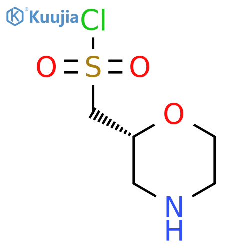 (2R)-morpholin-2-ylmethanesulfonyl chloride structure