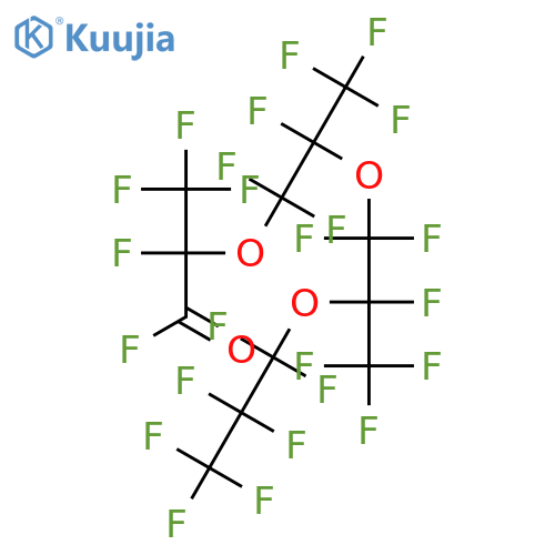 Perfluoro(2,5,8-trimethyl-3,6,9-trioxadodecanoyl) Fluoride structure