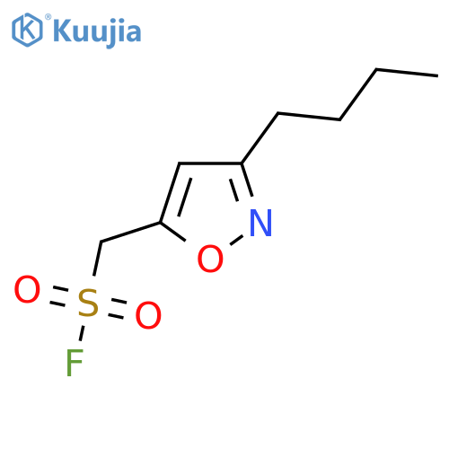 (3-Butyl-1,2-oxazol-5-yl)methanesulfonyl fluoride structure