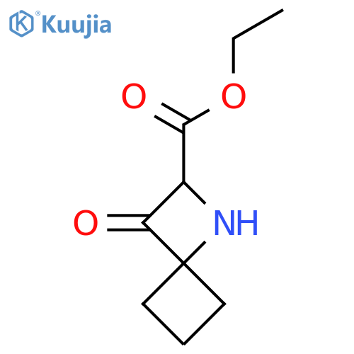 Ethyl 3-oxo-1-azaspiro[3.3]heptane-2-carboxylate structure