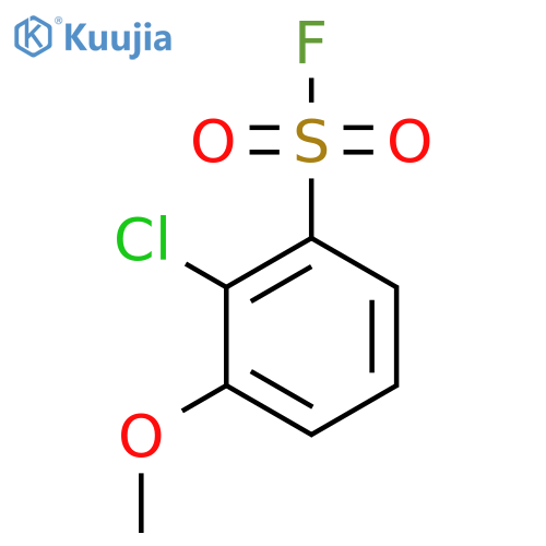 2-Chloro-3-methoxybenzene-1-sulfonyl fluoride structure