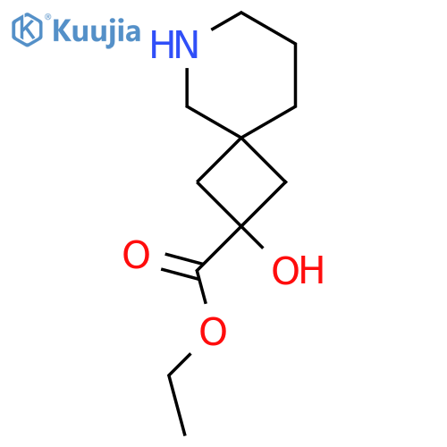 Ethyl 2-hydroxy-6-azaspiro[3.5]nonane-2-carboxylate structure