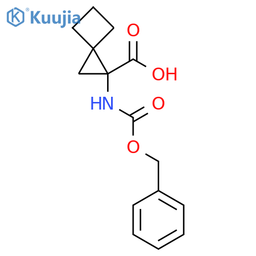 1-{(benzyloxy)carbonylamino}spiro2.3hexane-1-carboxylic acid structure