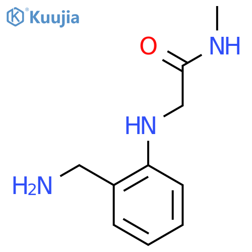 2-{[2-(aminomethyl)phenyl]amino}-N-methylacetamide structure