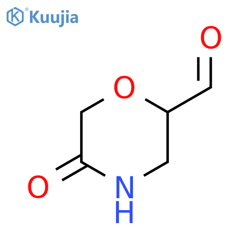 5-Oxomorpholine-2-carbaldehyde structure