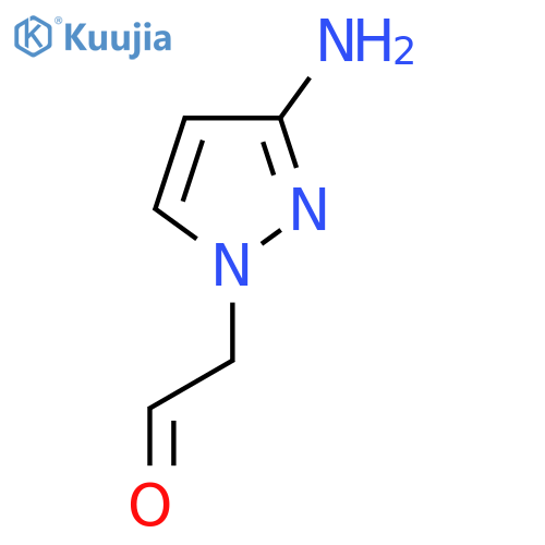 2-(3-amino-1H-pyrazol-1-yl)acetaldehyde structure