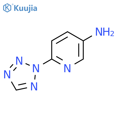 6-(2H-1,2,3,4-tetrazol-2-yl)pyridin-3-amine structure