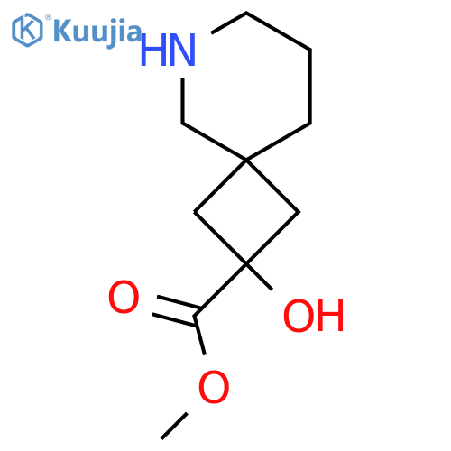 Methyl 2-hydroxy-6-azaspiro[3.5]nonane-2-carboxylate structure