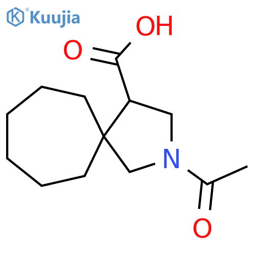 2-Acetyl-2-azaspiro[4.6]undecane-4-carboxylic acid structure