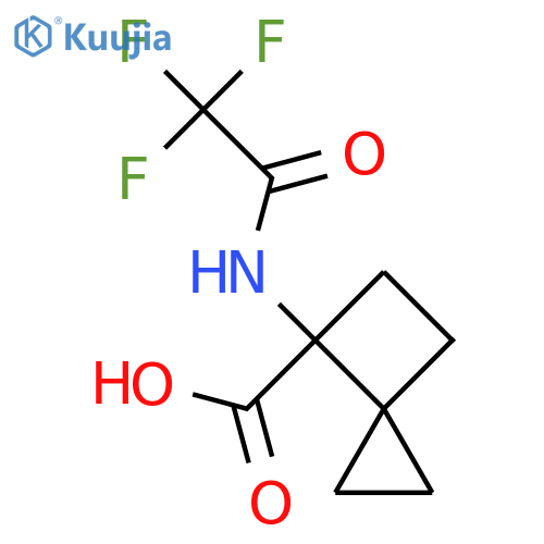 4-(2,2,2-Trifluoroacetamido)spiro[2.3]hexane-4-carboxylic acid structure