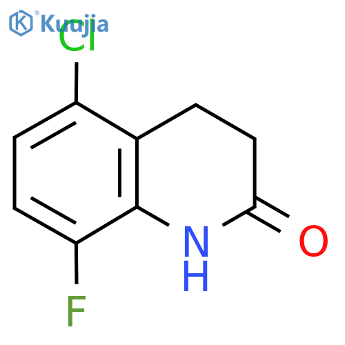 5-Chloro-8-fluoro-1,2,3,4-tetrahydroquinolin-2-one structure
