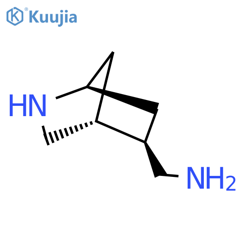 rac-1-(1R,4R,5R)-2-azabicyclo2.2.1heptan-5-ylmethanamine structure