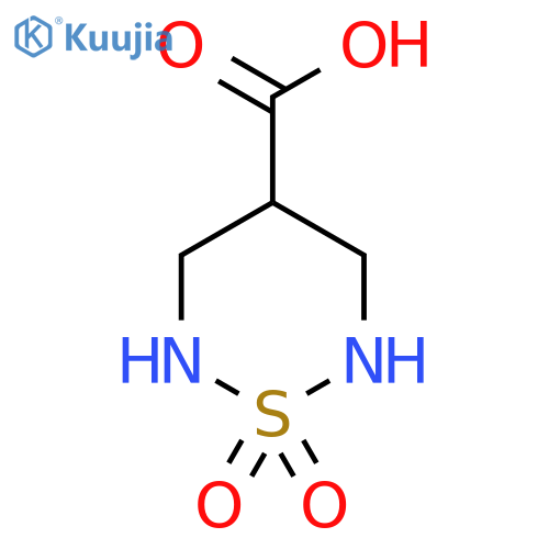1,1-Dioxo-1lambda6,2,6-thiadiazinane-4-carboxylic acid structure