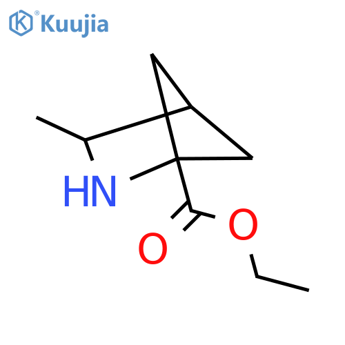 Ethyl 3-methyl-2-azabicyclo[2.1.1]hexane-1-carboxylate structure
