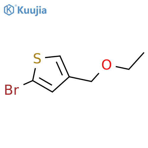 2-Bromo-4-(ethoxymethyl)thiophene structure