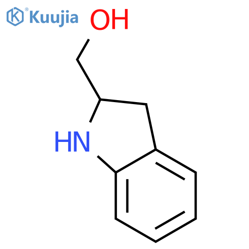 2,3-Dihydro-1H-indol-2-ylmethanol structure