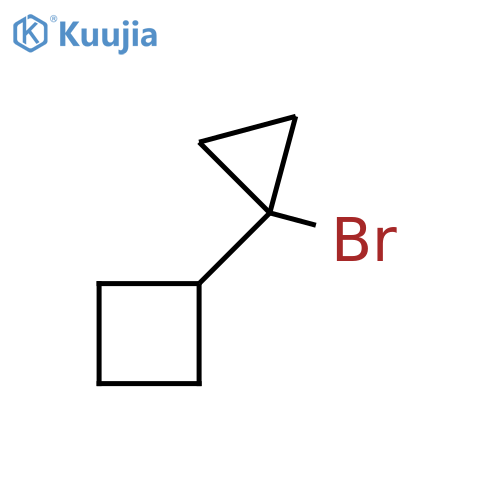 (1-Bromocyclopropyl)cyclobutane structure