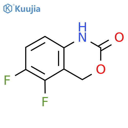 5,6-difluoro-2,4-dihydro-1H-3,1-benzoxazin-2-one structure