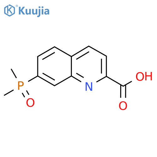 7-(Dimethylphosphoryl)quinoline-2-carboxylic acid structure