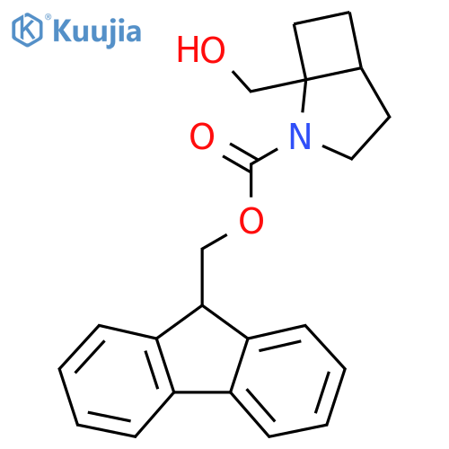 (9H-fluoren-9-yl)methyl 1-(hydroxymethyl)-2-azabicyclo[3.2.0]heptane-2-carboxylate structure