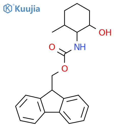 (9H-fluoren-9-yl)methyl N-(2-hydroxy-6-methylcyclohexyl)carbamate structure