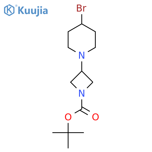 Tert-butyl 3-(4-bromopiperidin-1-yl)azetidine-1-carboxylate structure