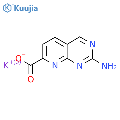 Potassium 2-aminopyrido[2,3-d]pyrimidine-7-carboxylate structure