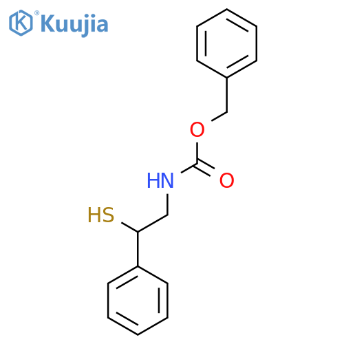 benzyl N-(2-phenyl-2-sulfanylethyl)carbamate structure