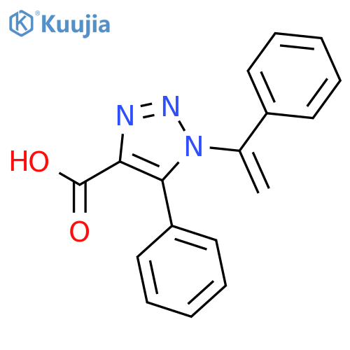 5-Phenyl-1-(1-phenylvinyl)-1H-1,2,3-triazole-4-carboxylic acid structure