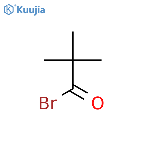 Propanoyl bromide,2,2-dimethyl- structure