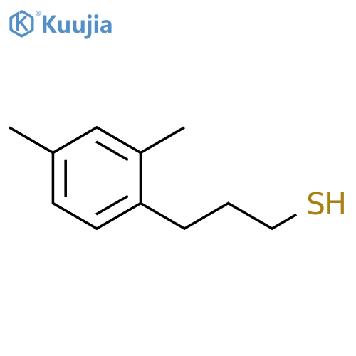 3-(2,4-dimethylphenyl)propane-1-thiol structure