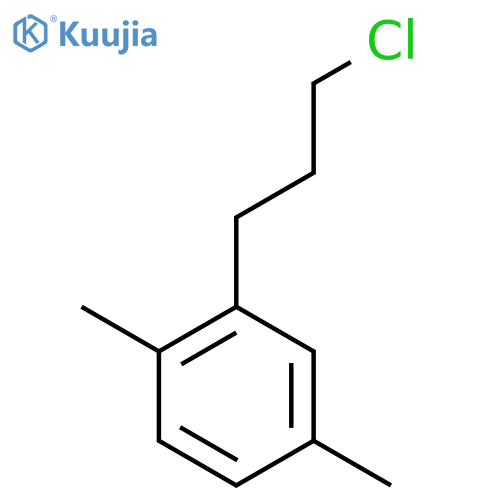 2,5-Dimethyl(3-chloropropyl)benzene structure