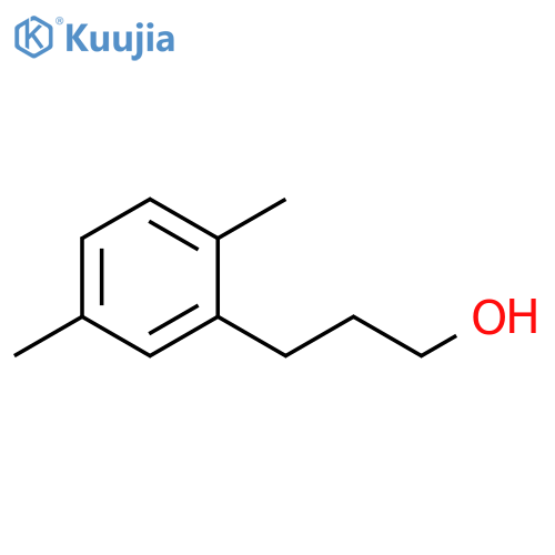 3-(2,5-dimethylphenyl)propan-1-ol structure